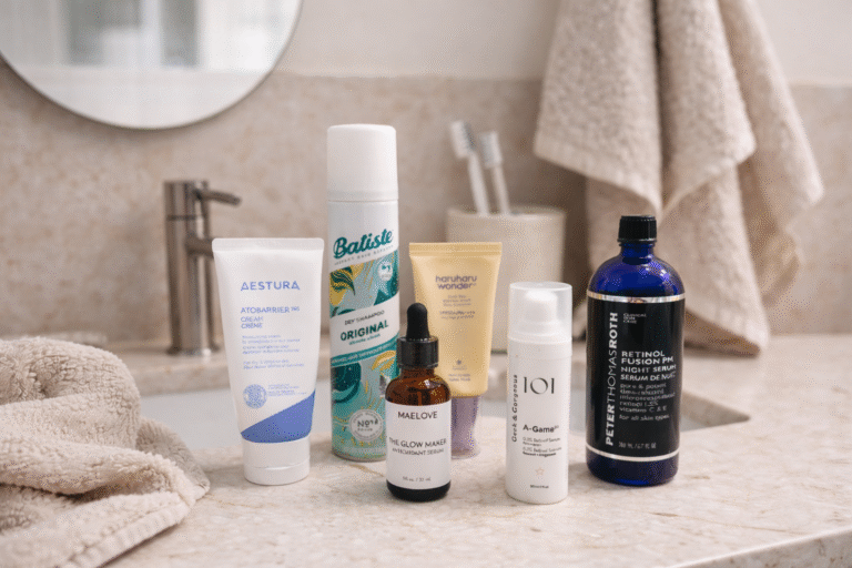 Amazon beauty must haves featuring real skincare and beauty products I actually use and repurchase